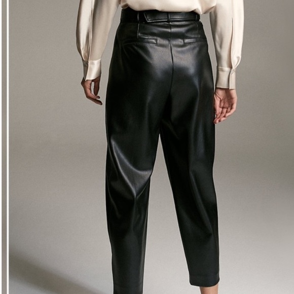 Babaton Women’s Mayne Pant Faux Leather Black Size 8 - Picture 2 of 8